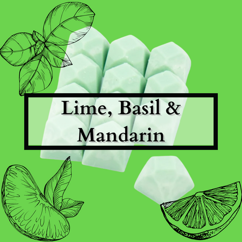 Lime, Basil & Mandarin 60g Gemstone Soy Wax Melt Pack