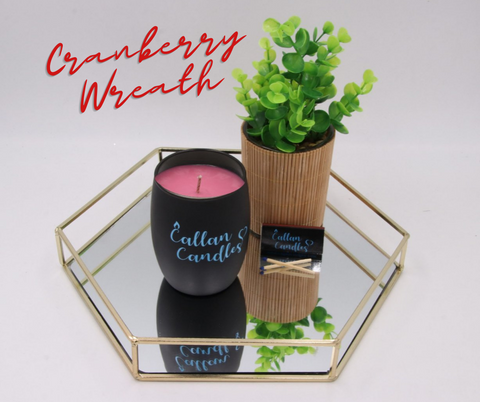 Cranberry Wreath 250g Soy Wax Candle