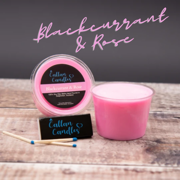 110g Jumbo Blackcurrant & Rose Soy Wax Melt